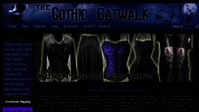 What Thegothiccatwalk.co.uk website looked like in 2018 (5 years ago)