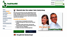 What Trackyourhandy.de website looked like in 2018 (5 years ago)