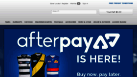 What Theaflstore.com.au website looked like in 2018 (5 years ago)