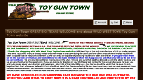 What Toyguntown.com website looked like in 2018 (5 years ago)