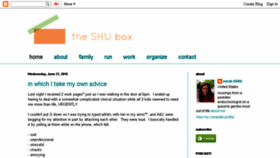 What Theshubox.com website looked like in 2018 (5 years ago)