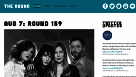What Theround.org website looked like in 2018 (5 years ago)