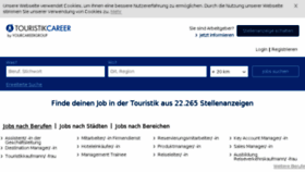 What Touristikcareer.de website looked like in 2018 (5 years ago)