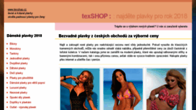 What Texshop.cz website looked like in 2018 (5 years ago)