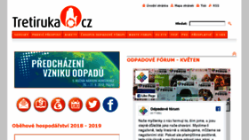 What Tretiruka.cz website looked like in 2018 (5 years ago)