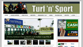 What Turfnsport.com website looked like in 2018 (5 years ago)