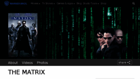 What Thematrix.com website looked like in 2018 (5 years ago)
