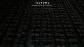 What Testune.com website looked like in 2018 (5 years ago)
