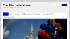 What Theaffordablemouse.com website looked like in 2018 (5 years ago)