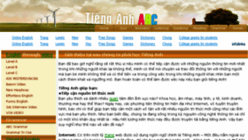 What Tienganhabc.com website looked like in 2018 (5 years ago)