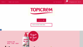What Topicrem.fr website looked like in 2018 (5 years ago)