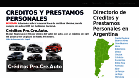 What Todo-creditos.com.ar website looked like in 2018 (5 years ago)