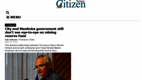What Thompsoncitizen.net website looked like in 2018 (5 years ago)