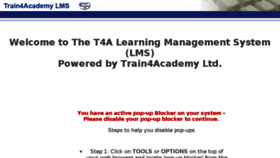 What T4lms.co.uk website looked like in 2018 (6 years ago)