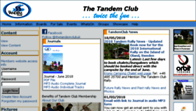 What Tandem-club.org.uk website looked like in 2018 (5 years ago)