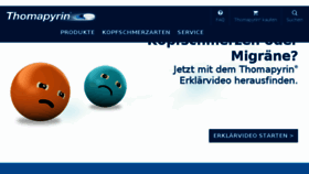 What Thomapyrin.de website looked like in 2018 (5 years ago)