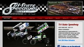 What Tristatespeedway.com website looked like in 2018 (5 years ago)