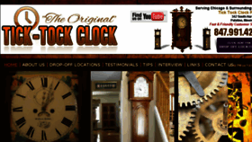 What Ticktockclock.com website looked like in 2018 (5 years ago)