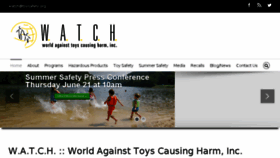 What Toysafety.org website looked like in 2018 (5 years ago)
