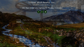 What Timberwolfrealty.com website looked like in 2018 (7 years ago)