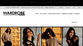 What Thewardrobe.com.au website looked like in 2018 (5 years ago)