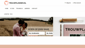 What Trouwplannen.nl website looked like in 2018 (7 years ago)