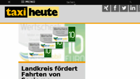 What Taxi-heute.de website looked like in 2018 (5 years ago)