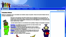 What Teletubbies-fan.nl website looked like in 2018 (5 years ago)