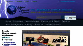 What Test-equipment-rental.com website looked like in 2018 (5 years ago)