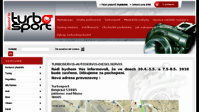 What Turbosport.cz website looked like in 2018 (5 years ago)