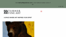 What Turnerfineart.com website looked like in 2018 (5 years ago)