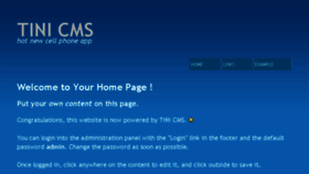 What Tinicms.com website looked like in 2018 (5 years ago)