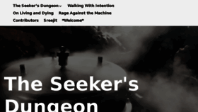 What Theseekersdungeon.com website looked like in 2018 (5 years ago)
