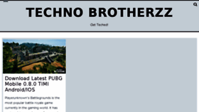 What Technobrotherzz.in website looked like in 2018 (5 years ago)
