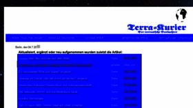 What Terra-kurier.de website looked like in 2018 (5 years ago)