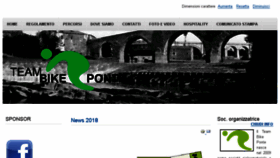 What Teambikeponte.net website looked like in 2018 (5 years ago)