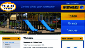 What Trillian.co.nz website looked like in 2018 (5 years ago)