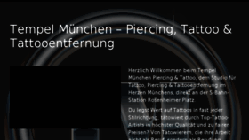 What Tempel-muenchen.de website looked like in 2018 (8 years ago)
