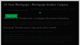 What Thirdie.com website looked like in 2018 (5 years ago)