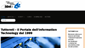 What Tuttoreti.it website looked like in 2018 (5 years ago)