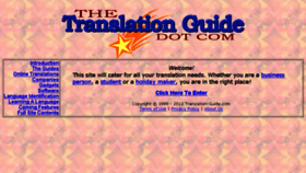 What Translation-guide.com website looked like in 2018 (5 years ago)