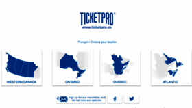 What Ticketpro.ca website looked like in 2018 (5 years ago)