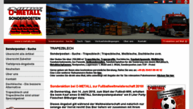 What Trapezblech-preis.de website looked like in 2018 (5 years ago)