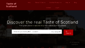 What Taste-of-scotland.com website looked like in 2018 (5 years ago)