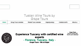 What Tuscan-wine-tours.com website looked like in 2018 (5 years ago)