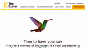 What The-exeter.com website looked like in 2018 (5 years ago)