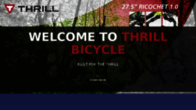 What Thrillbicycle.com website looked like in 2018 (5 years ago)