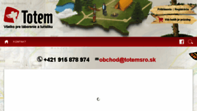 What Totemsro.sk website looked like in 2018 (5 years ago)