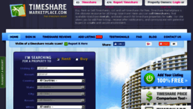What Timesharemarketplace.com website looked like in 2018 (5 years ago)