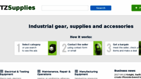 What Tzsupplies.com website looked like in 2018 (5 years ago)